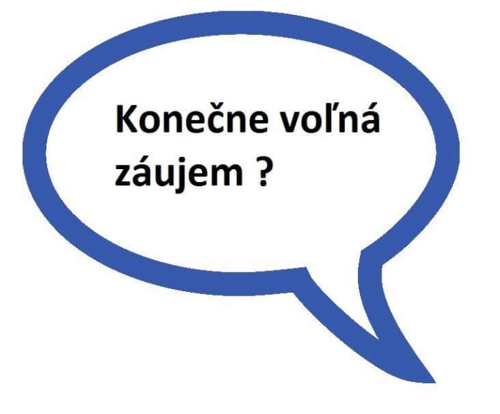 Konečne voľná, záujem?